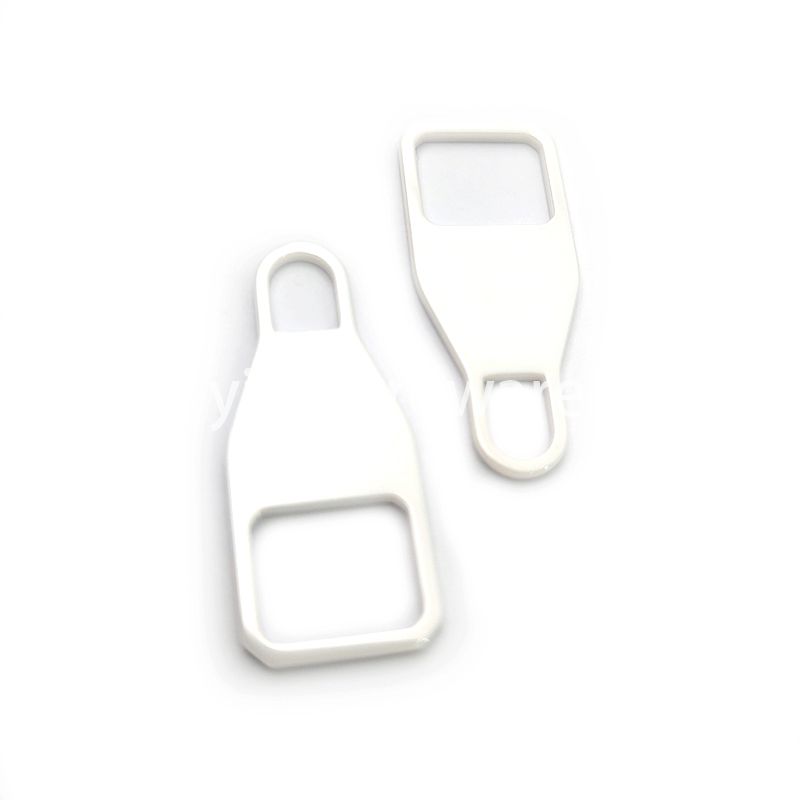 White ceramic zipper puller