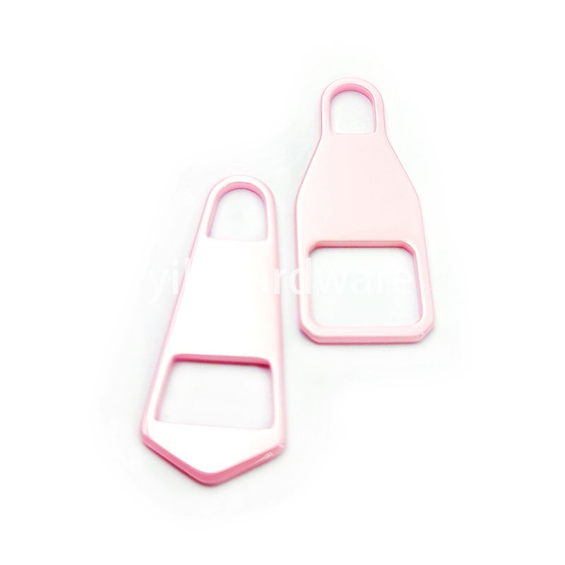Pink ceramic zipper puller