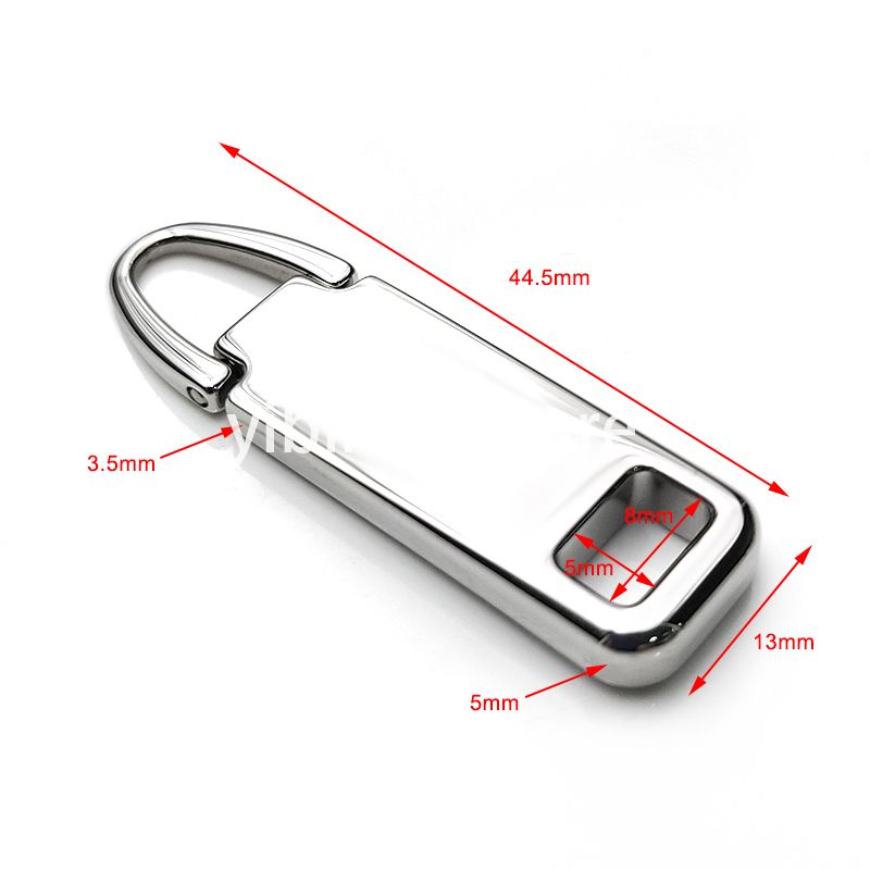 Stainless steel zipper puller