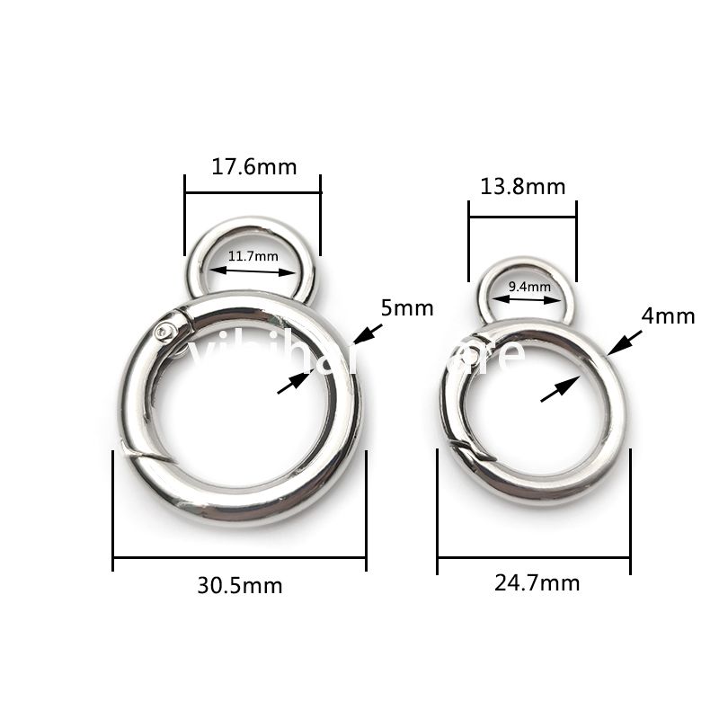 zinc alloy Round snaphook hardware