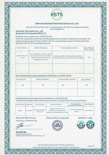 RCS Certification